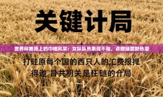 世界杯赛场上的巾帼风采：女队队员表现不俗，点燃绿茵新热潮