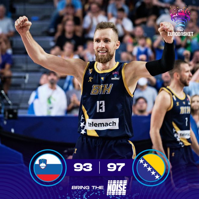 斯洛文尼亚险胜晋级，波黑队失利