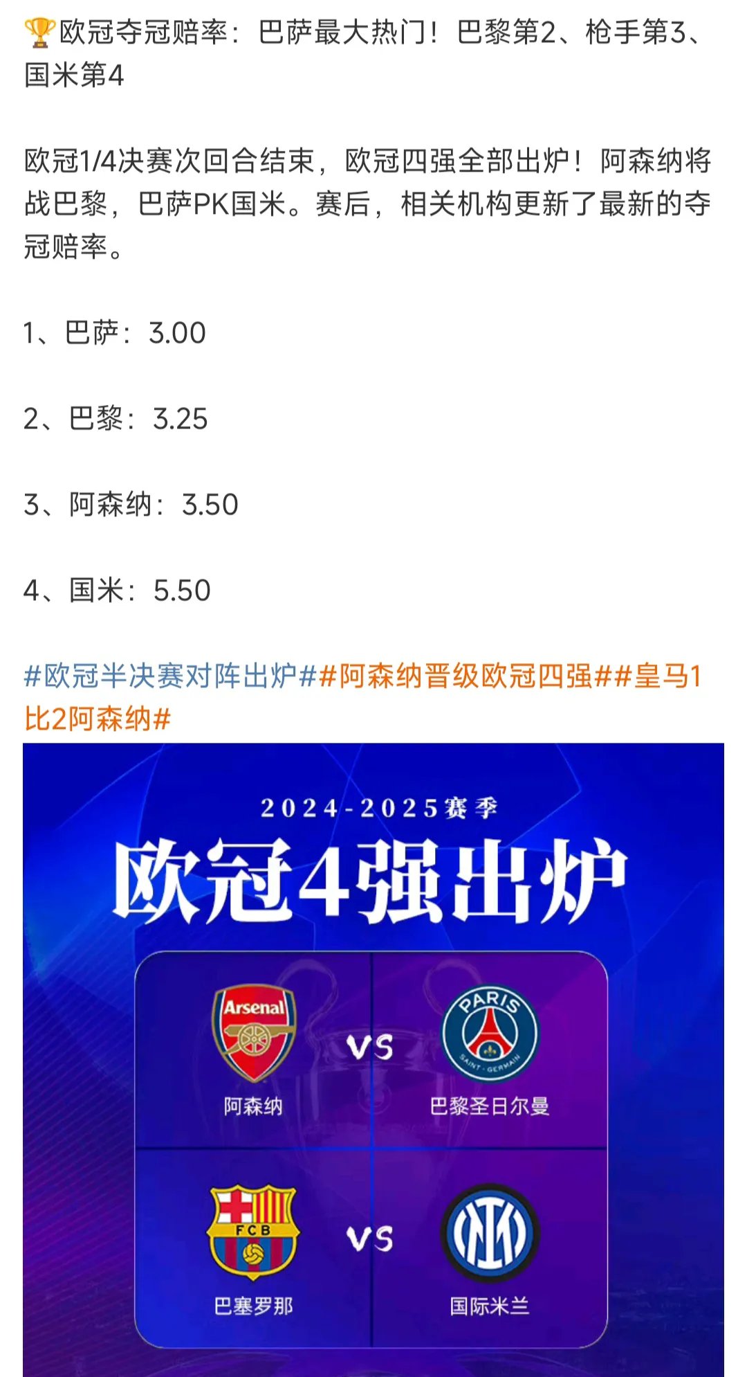 巴塞罗那卫冕欧洲冠军，小组出线希望大增的简单介绍